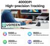 chuot-doc-khong-day-cong-thai-hoc-bluetooth-5-02-4ghz-co-5-nut-4000dpi-ugreen-25444-cao-cap - ảnh nhỏ 4