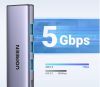 hub-chuyen-doi-usb-type-c-5-trong-1-ra-hdmi-4k30hz-usb-3-0-x-3-sac-pd-100w-ugreen-15596-cao-cap - ảnh nhỏ 4