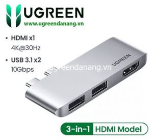 Hub Type C cho Macbook ra HDMI, USB3.0 Ugreen 10914