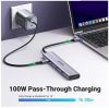 hub-usb-type-c-5-trong-1-ra-hdmi-4k30hz-usb-2-0-usb-3-0-sac-pd-100w-ugreen-15495-cao-cap - ảnh nhỏ 2