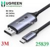 cap-chuyen-usb-type-c-to-displayport-1-4-do-phan-giai-8k60hz-dai-3m-ugreen-25839-cao-cap - ảnh nhỏ  1