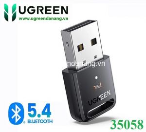 Thiết bị USB Bluetooth v5.4 Dongle cho PC chính hãng Ugreen 35058 cao cấp