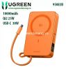 pin-sac-du-phong-tu-tinh-10000mah-kem-cap-ugreen-pb773-95083b-mau-cam-95027b-mau-titan - ảnh nhỏ 2