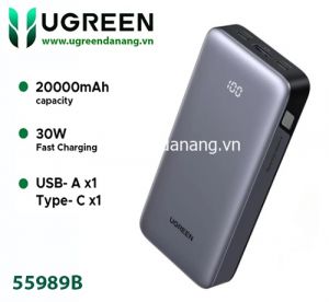 Pin dự phòng UGREEN 20000mAh sạc nhanh 30W – PB532 – 55989B