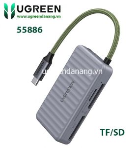 Đầu đọc thẻ kép đa chức năng + Hộp chứa thẻ UGREEN TF/SD – CM868 – 55886
