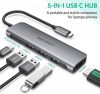 bo-chuyen-usb-c-to-hdmi-kem-hub-3-usb-3-0-cao-cap-ugreen-50209-co-cong-sac-usb-type-c - ảnh nhỏ  1