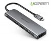 bo-chuyen-usb-c-to-hdmi-kem-hub-3-usb-3-0-cao-cap-ugreen-50209-co-cong-sac-usb-type-c - ảnh nhỏ 2