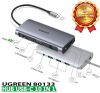 bo-chuyen-usb-c-10-in-1-ugreen-80133-usb-c-to-3-usb-3-0hdmi-4k-vga-rj45-gigabit-sd/tf-audio-3-5mm-pd-power-delivery - ảnh nhỏ  1