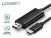 cap-usb-c-to-usb-2-0-datalink-dai-2m-ugreen-70420-truyen-du-lieu-2-may-tinh-480mbps - ảnh nhỏ  1