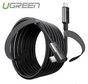 Cáp USB-C Sạc và Truyền dữ liệu Dài 5M Ugreen 90629 US551, Hỗ trợ VR Link cho Oculus Quest 2/Pico 4 và PC/Steam VR