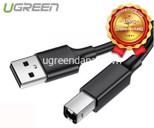 Cáp USB máy in Ugreen 10845 dài 1.5m USB 2.0 A Male to B Male cable