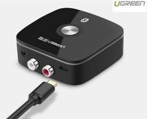 Bộ thu Bluetooth 5.0 cho loa, amly hỗ trợ cổng 3.5mm + RCA chính hãng Ugreen 40759 cao cấp