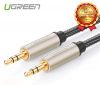 cap-audio-3-5mm-cao-cap-ma-vang-24k-ugreen-10604-dai-2m - ảnh nhỏ  1