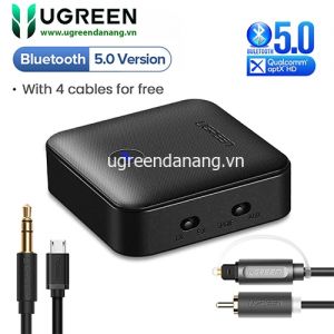 Bộ nhận và phát Bluetooth 5.0 hỗ trợ SPDIF Optical và APTX UGREEN 70158 Cao cấp