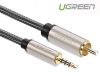 cap-audio-3-5mm-to-rca-coalxial-2m-ugreen-20733 - ảnh nhỏ  1