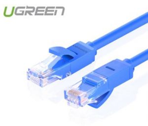 Cáp Mạng Ugreen 20157 (Xanh) / 20158 (Đen) Cat6 UTP Đúc Sẵn Dài 0,5M