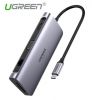 bo-chuyen-usb-type-c-ra-3xusb3-0-4k-hdmi-vga-rj45-sd-tf-pd-ho-tro-pd-3-0-cm179-10070490-ugreen-70490 - ảnh nhỏ 2