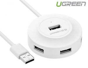 Hub chia 4 cổng USB 2.0 Ugreen 20270 màu trắng