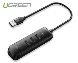 Bộ Hub chia USB 3.0 ra 4 cổng USB 3.0 Ugreen 10915 cao cấp (hỗ trợ nguồn Micro USB)