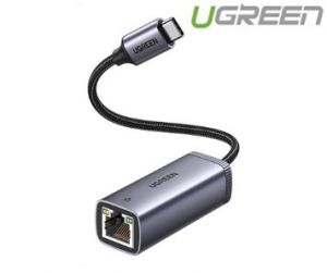 Cáp chuyển USB Type-C sang Lan 10/100/1000Mbps Ugreen 40322 vỏ nhôm Chính Hãng