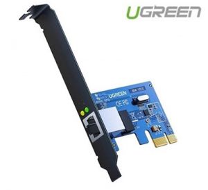 Card mạng Lan PCI Express Gigabit Ethernet 10/100/1000Mbps Ugreen 30771 cao cấp