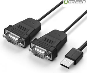 Cáp USB to 2 RS232 ( USB to 2 Com) chính hãng Ugreen 30769 cao cấp