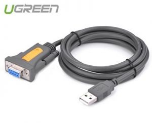 Cáp chuyển đổi USB to Com rs232 âm dài 1,5m chính hãng Ugreen 20201 cao cấp