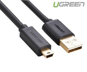 Cáp USB 2.0 to USB Mini 25cm Ugreen 10353 Chính hãng