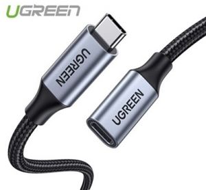 Cáp nối dài USB Type-C 3.1 GEN2 (Male/Female) dài 0,5m dây bọc dù Ugreen 80810 cao cấp