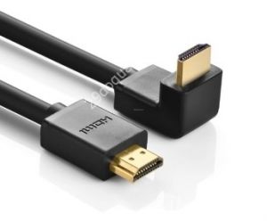 Cáp HDMI 1.4 Dài 1M Đầu Bẻ Góc Vuông Cao Cấp Ugreen 10172 (Bẻ Xuống)