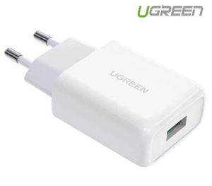 Củ sạc nhanh cổng USB CD122 Ugreen 10133 18W QC3.0 - Hàng Chính Hãng