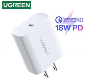 Củ sạc nhanh 18W chuẩn USB-C PD hỗ trợ QC 4.0 Ugreen 60449 cao cấp