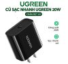 cu-sac-nhanh-ugreen-10184-voi-cong-pd-usb-c-20w-chan-det-us-den - ảnh nhỏ  1