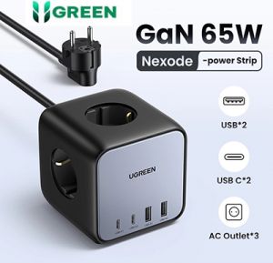 Trạm Sạc Nhanh 65W Giginest Cube 2C2A Ugreen 60113