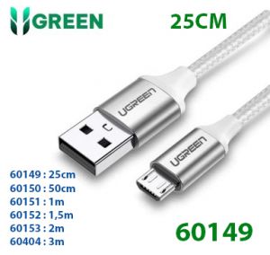 Cáp Micro sang USB 2.0 sạc và truyền dữ liệu từ máy tính ra điện thoại Ugreen 60149 Hàng chính hãng