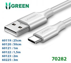 Cáp sạc, dữ liệu USB 2.0 to USB Type C dài 0,25m Ugreen 60119