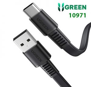 Cáp sạc và truyền dữ liệu USB Type-C 2.0 từ máy tính ra điện thoại 0.5M màu đen Ugreen 10971