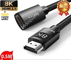 Cáp nối dài HDMI 2.1 Ugreen 40447 1M 8K 60hz HD151 20040447