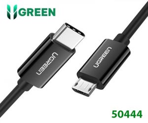 Cáp sạc, dữ liệu USB Type-C to Micro USB dài 1M Ugreen 50444 cao cấp