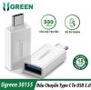 dau-chuyen-doi-usb-type-c-to-usb-3-0-otg-ugreen-30155-chinh-hang - ảnh nhỏ  1