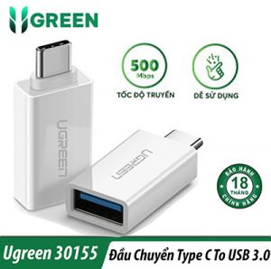 Đầu chuyển đổi USB Type-C to USB 3.0 (OTG) Ugreen 30155 chính hãng