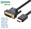 cap-chuyen-doi-hdmi-sang-dvi-dai-1m-ugreen-30116-cao-cap - ảnh nhỏ  1