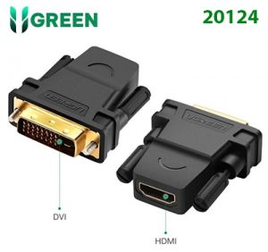 Đầu chuyển đổi DVI 24+1 to HDMI chính hãng Ugreen 20124