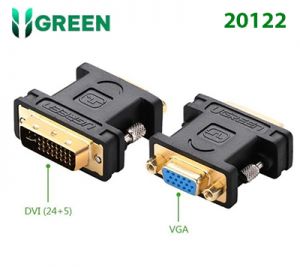 Đầu chuyển đổi DVI 24+5 to VGA chính hãng Ugreen 20122 cao cấp