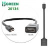 cap-chuyen-doi-microhdmi-to-hdmi-am-dai-20cm-ugreen-20134 - ảnh nhỏ  1