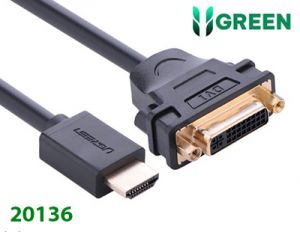 Cáp chuyển đổi HDMI to DVI 24+5 chính hãng Ugreen 20136