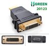 dau-chuyen-doi-hdmi-m-dvi-245-f-ugreen-20123-ho-tro-2-chieu-cao-cap - ảnh nhỏ  1