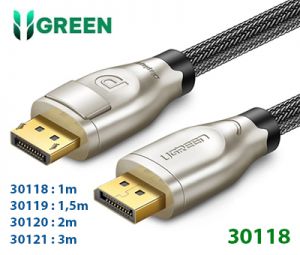 Cáp Displayport 1m Ugreen 30118 hỗ trợ HD 1080p, 4K*2k