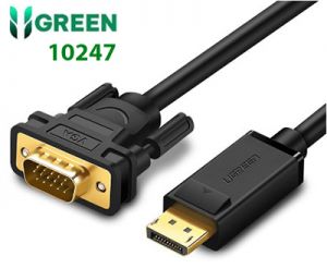 Cáp Displayport to VGA dài 1,5m chính hãng Ugreen 10247 cao cấp