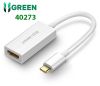 cap-chuyen-doi-usb-c-to-hdmi-chinh-hang-ugreen-40273-ho-tro-4k2k-cao-cap - ảnh nhỏ  1